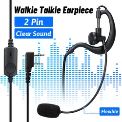 Auricular táctico ABBREE PTT para radiotransmisor de alta claridad
