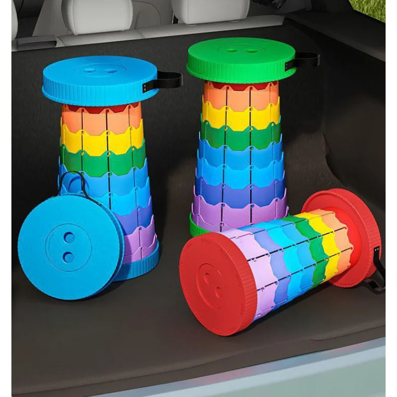 Taburete plegable regulable en altura para camping y senderismo - imagen 5