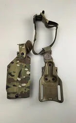 Forro interior táctico con soporte para linterna en pistola