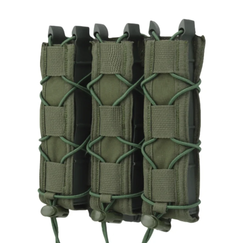 Bolsa porta cargadores liberación rápida triple larga estilo tigre - imagen 3