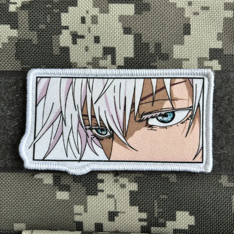 Parche identificativo Jujutsu Kaisen Satoru Gojo – velcro para mochila - imagen 4