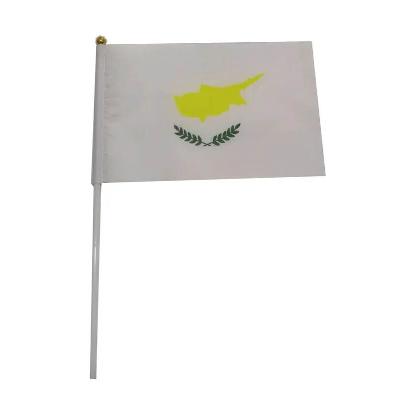 Bandera de Chipre para agitar con la mano – resistente - imagen 2