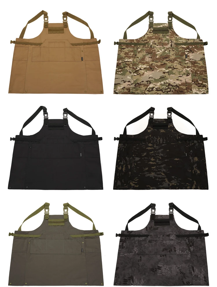 Delantal de chaleco táctico en camuflaje