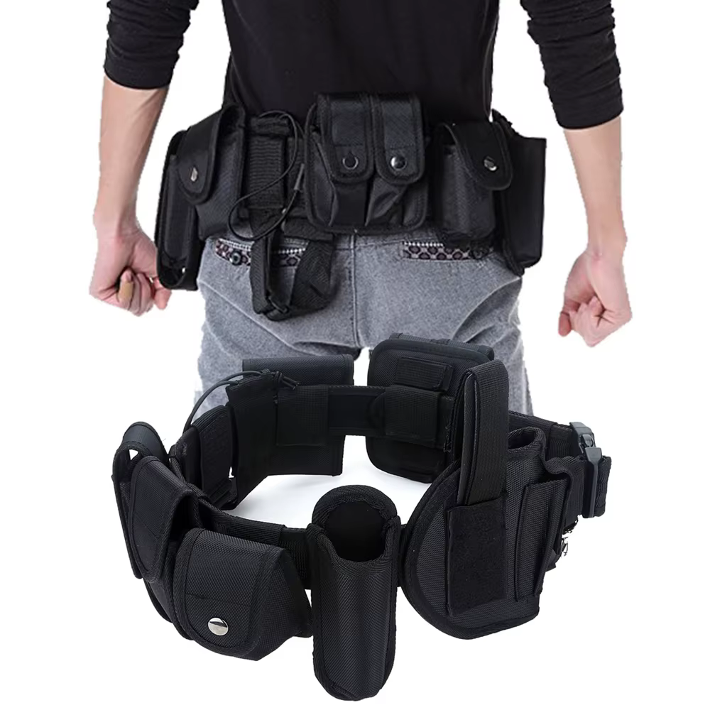 Cinturón táctico MOLLE impermeable para guardia seguridad - imagen 3