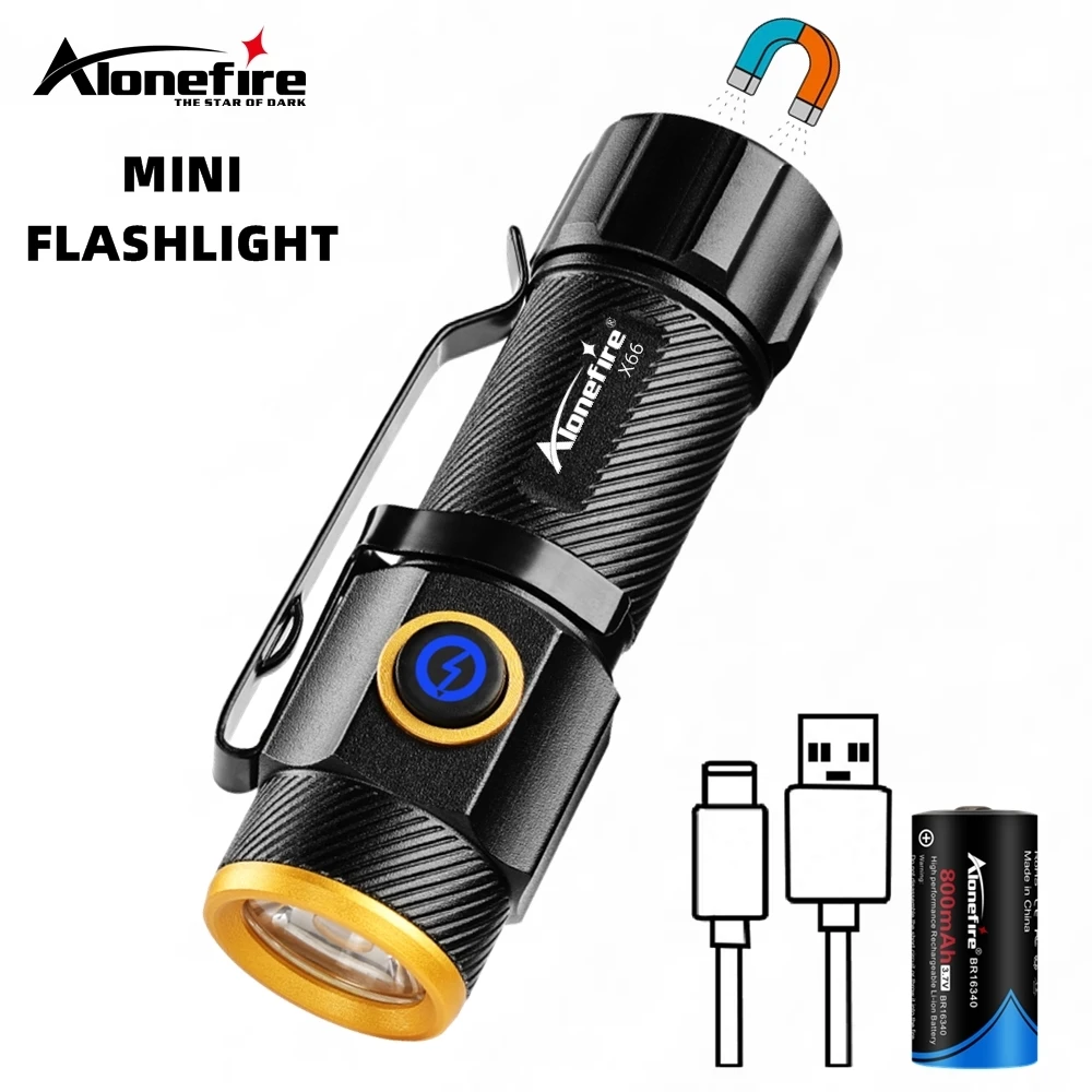 Linterna compacta Alonefire X66
