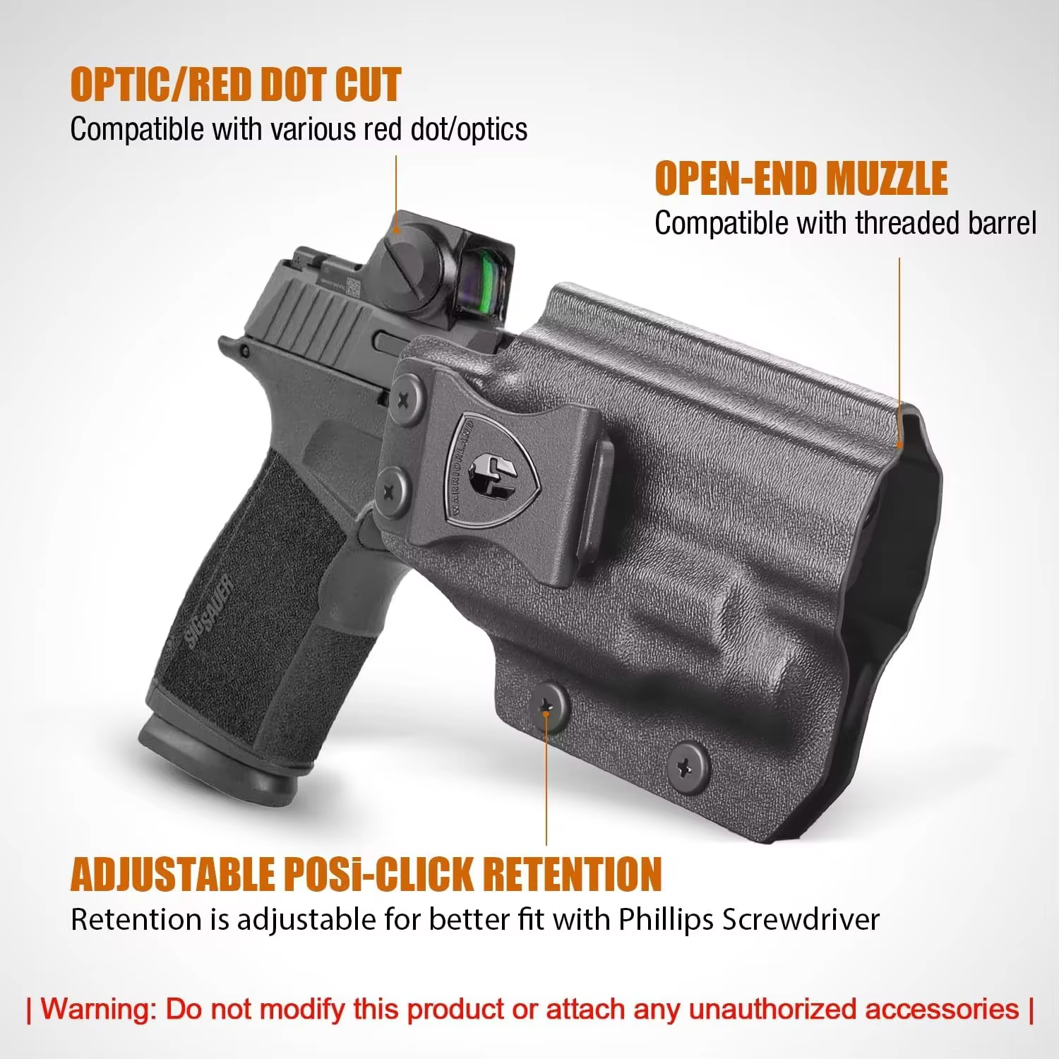 Funda Kydex IWB Sig P365 X-Macro para luces TLR-7 y HL-X - imagen 5