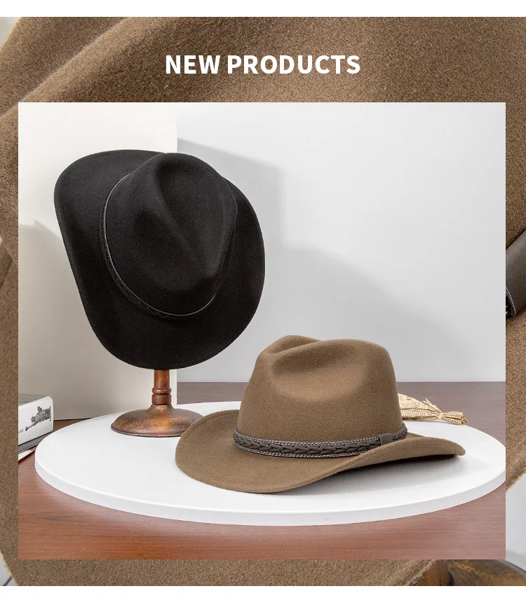 Detalle del diseño Fedora de ala ancha