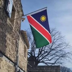 FLAGLINK bandera de Namibia para exteriores resistente