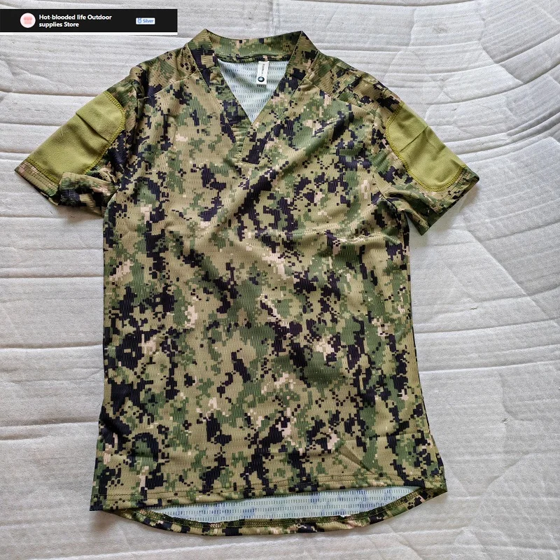 Camiseta táctica AOR2 transpirable con protección solar verano - imagen 2