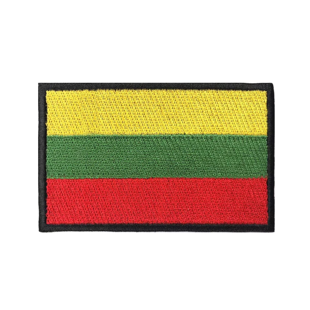 Parche militar bordado bandera de Austria con gancho y lazo - imagen 4