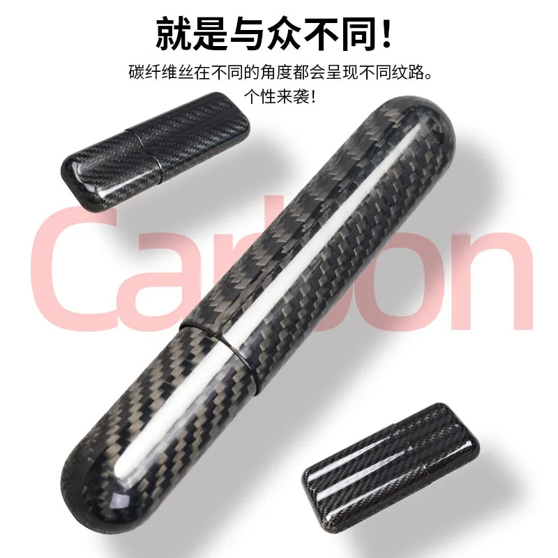 Tubo para cigarros en fibra de carbono sellado anticaídas - imagen 2