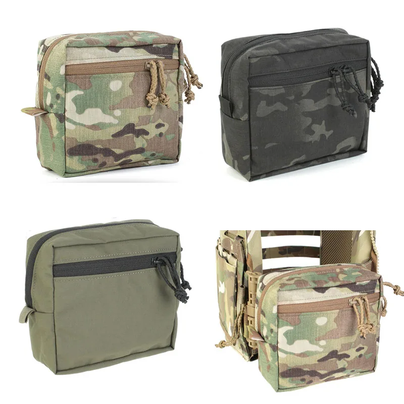 SS GP Bolsa táctica MOLLE cuadrada para exteriores