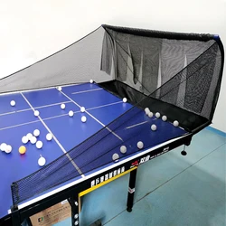 Red entrenamiento ping pong profesional con recogepelotas – práctica eficiente