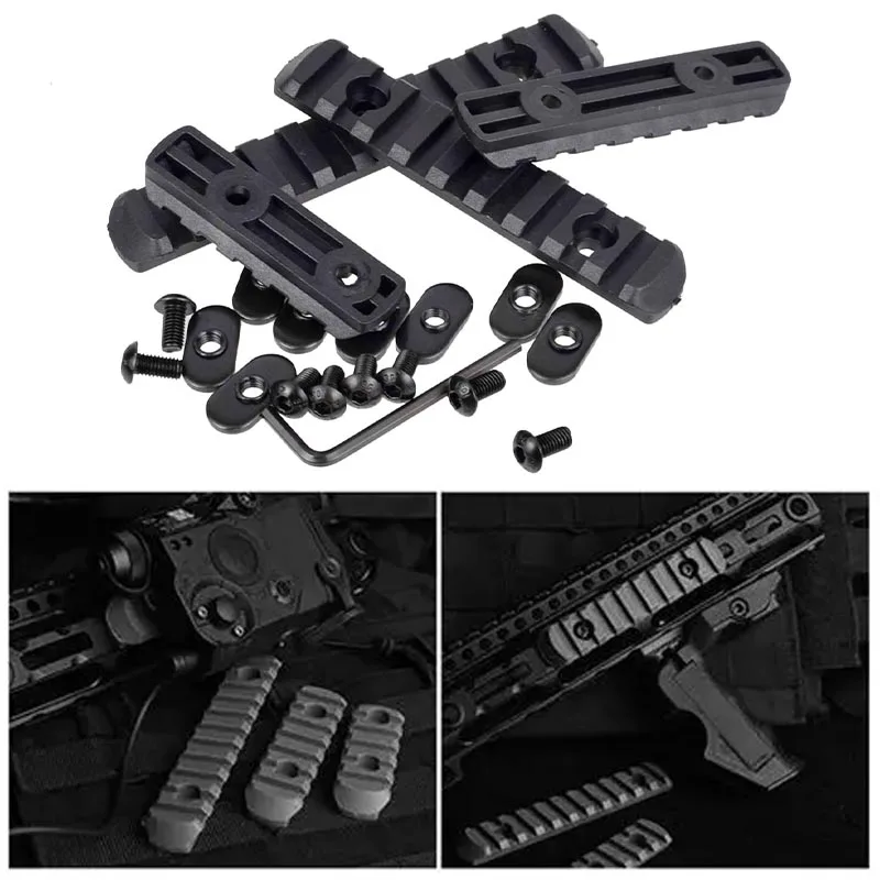 MOE Tacitical riel Picatinny M-Lok KeyMod de polímero Airsoft - imagen 4