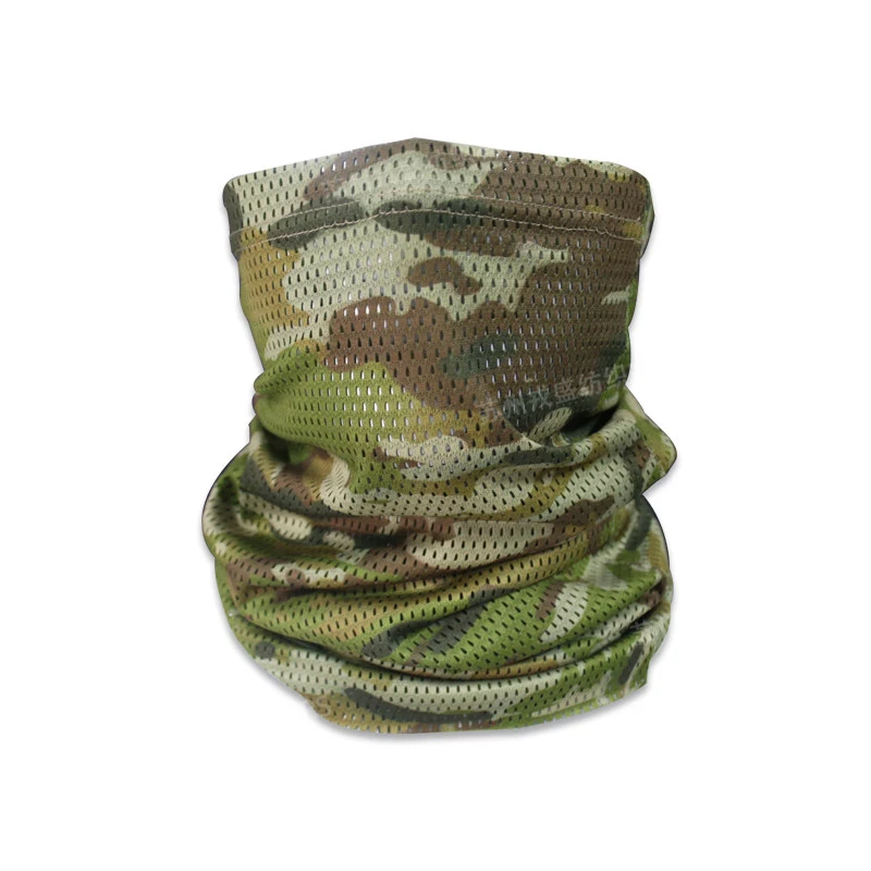 AMCU pañuelo camuflaje de malla fina transpirable para caza verano - imagen 5