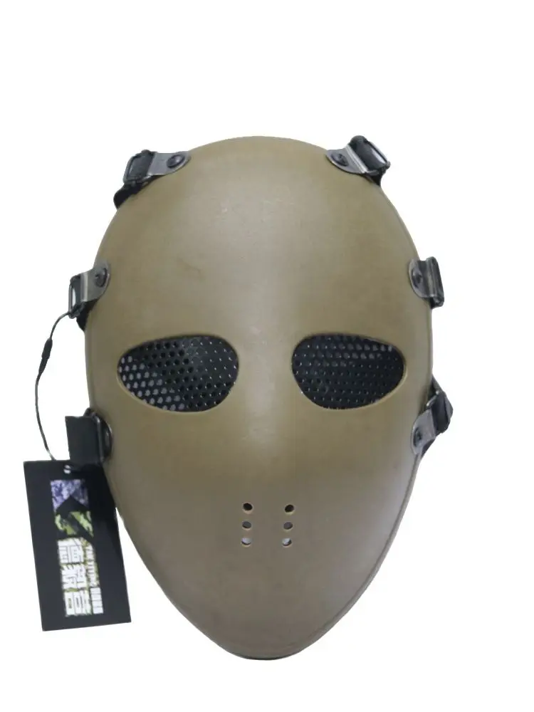 TAK YIYING Máscara táctica integral airsoft facial negra - imagen 4