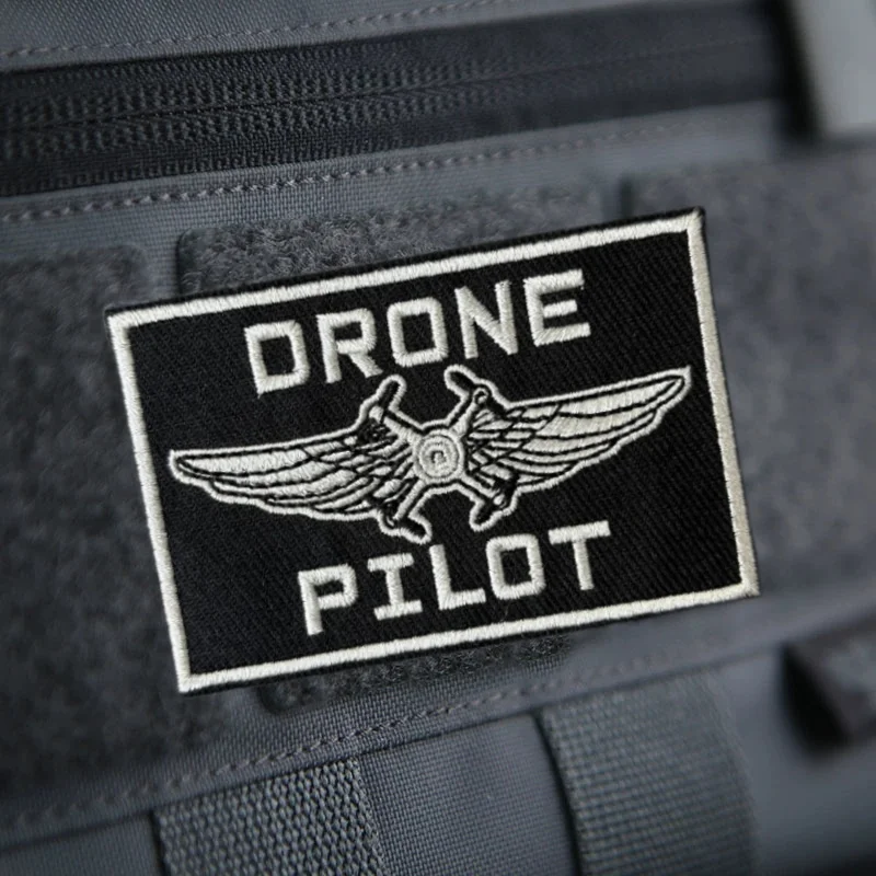 Parche Drone Pilot bordado MOLLE para ropa y mochilas - tactico - imagen 2