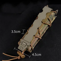 Bolsa táctica MOLLE porta linternas y cuchillo compatible MP5