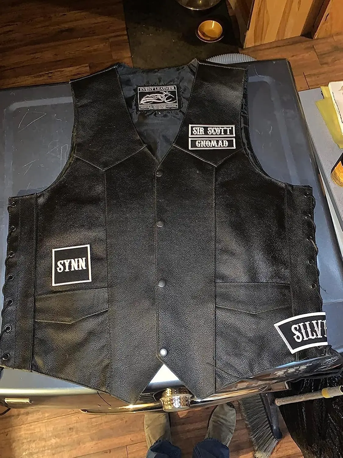 Parche bordado de motociclista personalizado para chaleco trasero - imagen 5