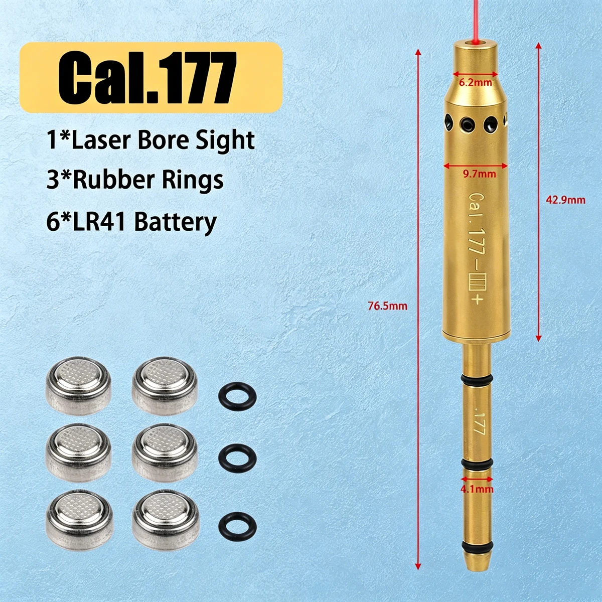 Láser táctico de calibración rojo para pistolas y rifles - imagen 4