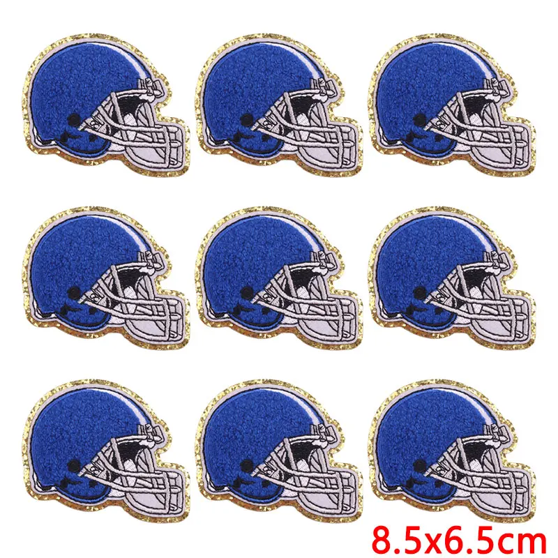 Parche rugby chenilla - planchar para ropa - insignias bordadas - imagen 4