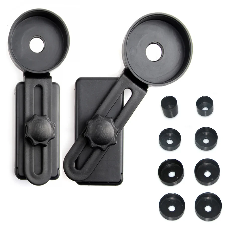 Soporte teléfono universal con clip de goma suave para binoculares - imagen 3
