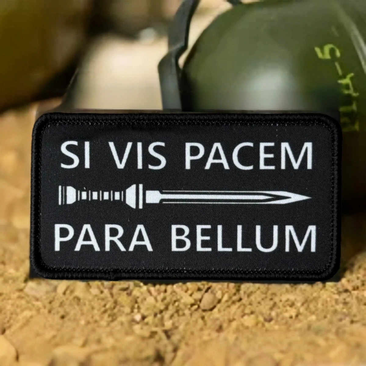 Parche táctico chevron SI VIS PACEM PARA BELLUM moral - imagen 3