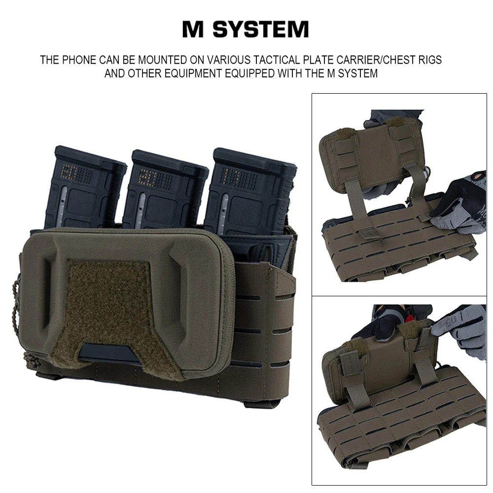 Fundas Tácticas Móvil MOLLE – Bolsa Universal para Chaleco y Navegación - imagen 2