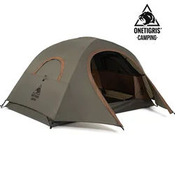 ONETIGRIS Bastion, tienda de campaña impermeable para 2 personas