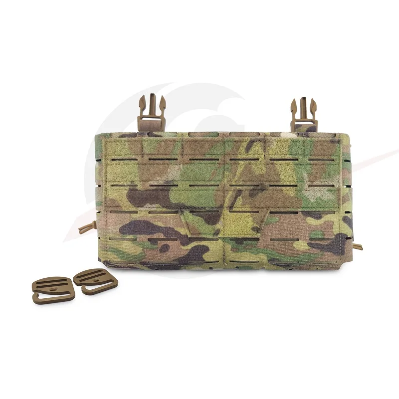 Panel frontal de montaje MOLLE pecho para chaleco táctico ajustable - imagen 3