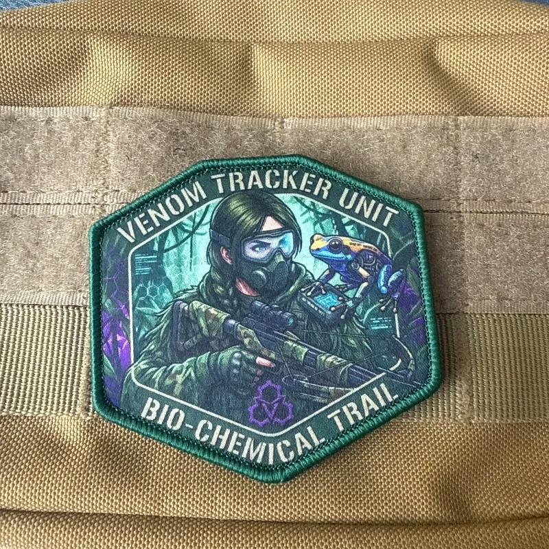 Parche táctico militar de gancho y bucle con insignia moral - imagen 2