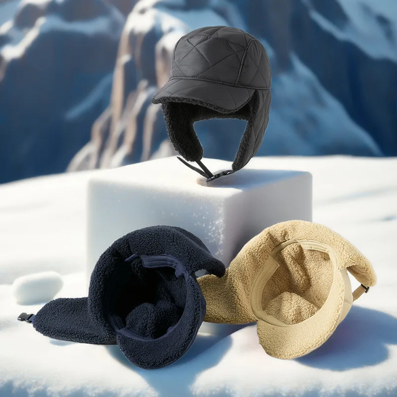 Baseabll Gorro bombardero impermeable con orejeras y forro polar