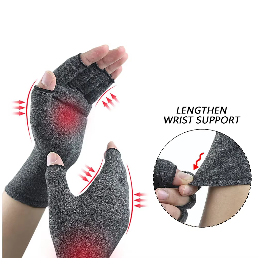 Guantes térmicos táctiles de compresión para artritis - imagen 2