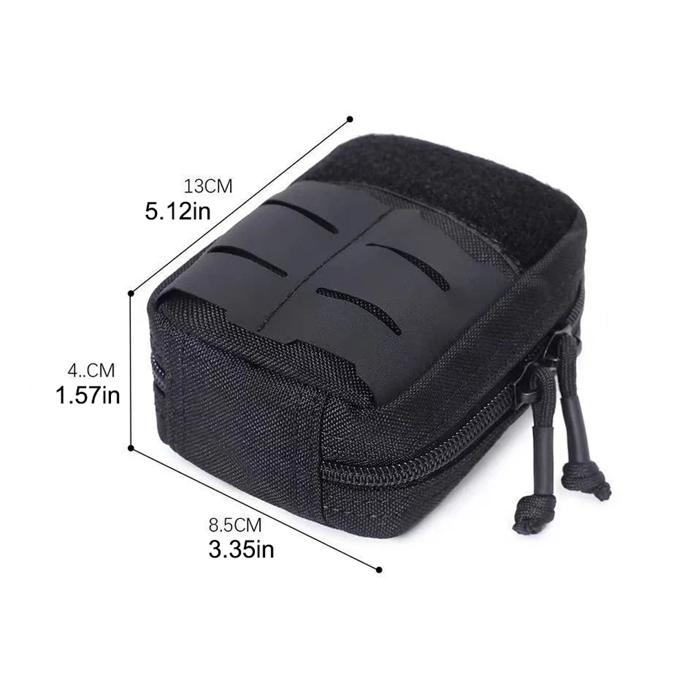 Bolso táctico MOLLE camuflaje bandolera riñonera mini multifunción - imagen 5