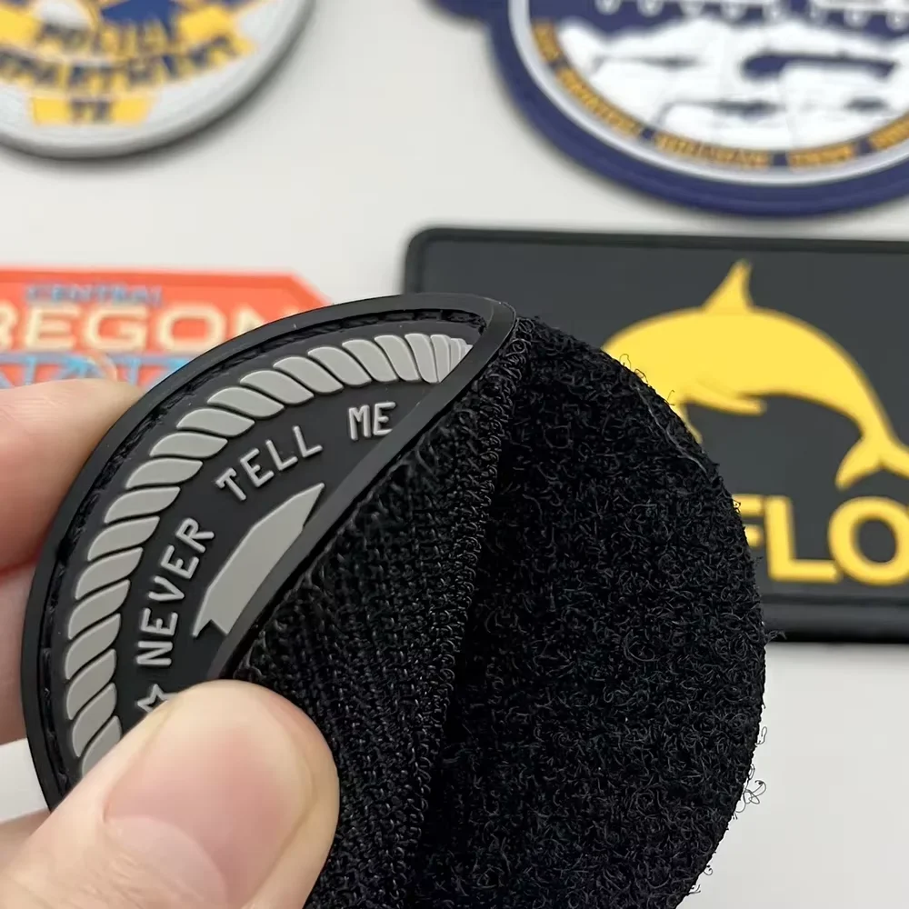 Parche táctico de goma 3D termoadhesivo con logotipo personalizado - imagen 5