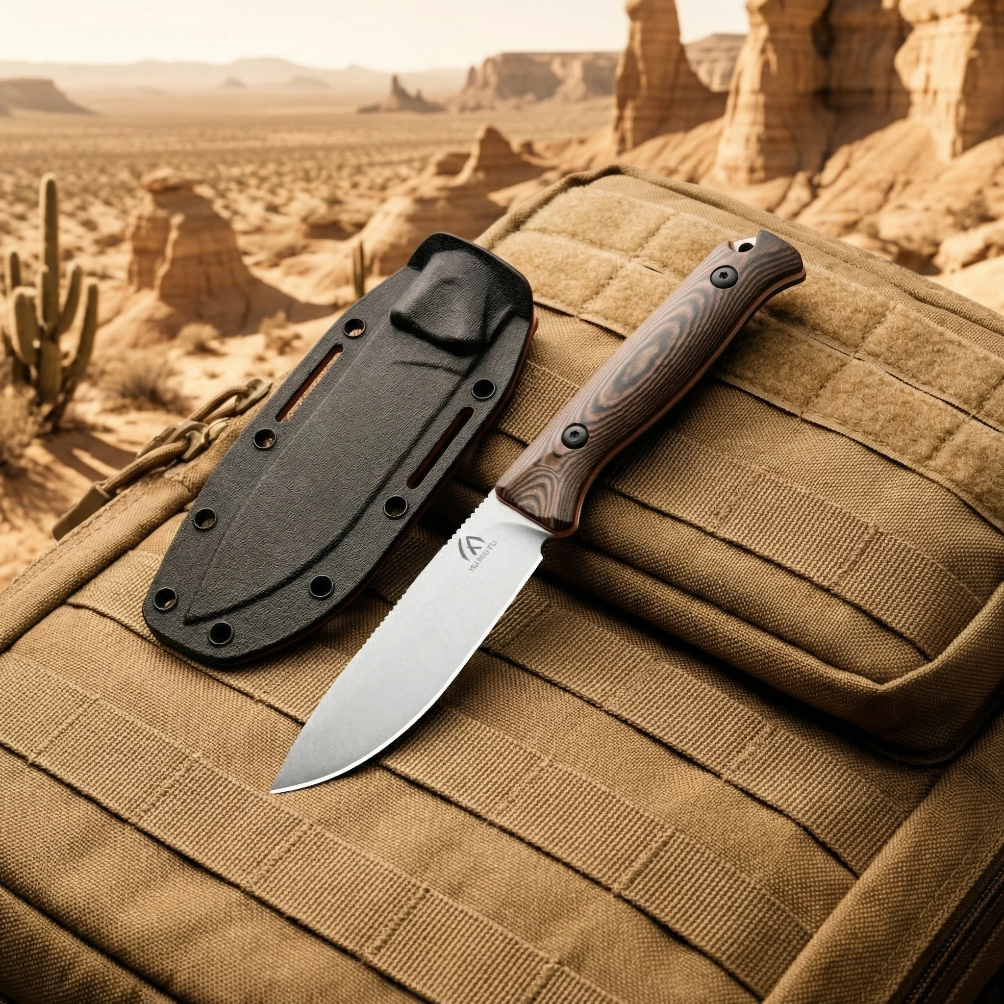 Cuchillo de supervivencia hoja fija para exterior emergencias - imagen 3