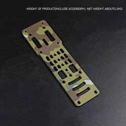 Adaptador para funda de pistola modular metálico QLS extracción rápida