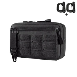Riñonera táctica con sistema MOLLE y bolsillo lateral para EDC