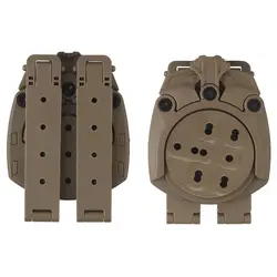 Adaptador base MOLLE desconexión rápida 360° táctica