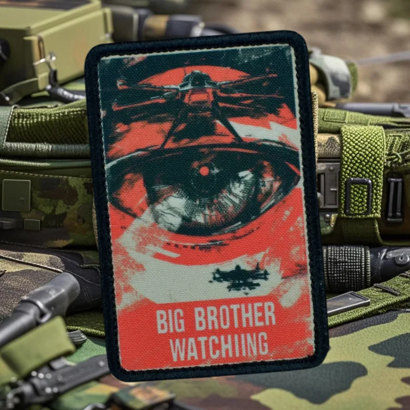 Detalle del bordado y textura del parche