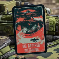 Parche táctico ojo de dron - insignia militar para ropa táctica