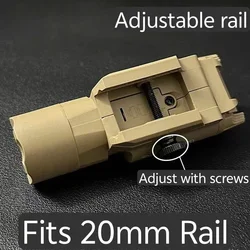 HSX300U-A Linterna táctica para riel Picatinny y airsoft