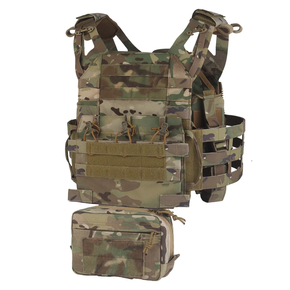 Chaleco Táctico Poseidon Defense JPCV3 Portaplacas MOLLE - imagen 2