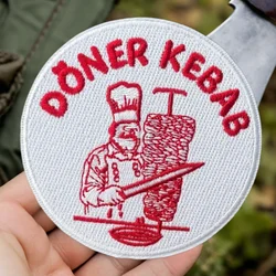 Bierchen Parche bordado táctico chef doner kebab con velcro morale