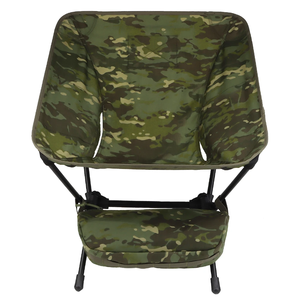 Silla plegable táctica ligera para camping, pesca y picnic