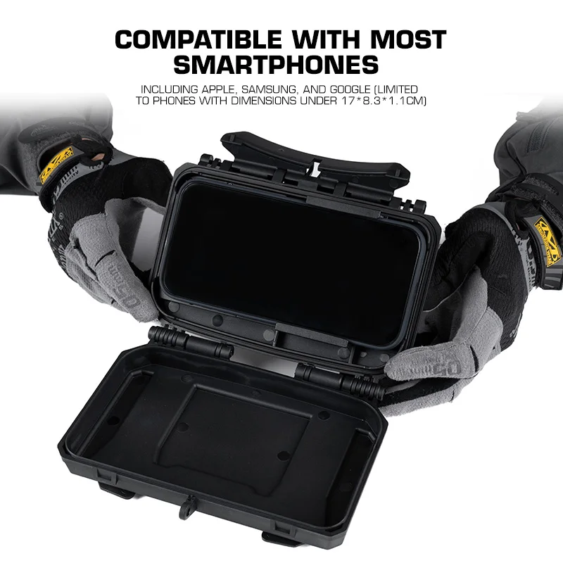 Funda táctica MOLLE universal para teléfono móvil con soporte - imagen 4