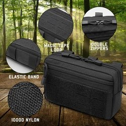 Bolsa táctica MOLLE admin multiusos para pecho cintura y EDC