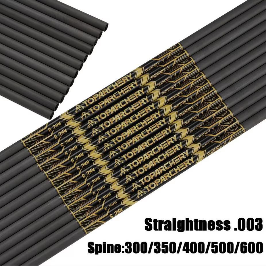 Flechas de carbono rectas para arco compuesto – Caza y tiro con arco - imagen 5