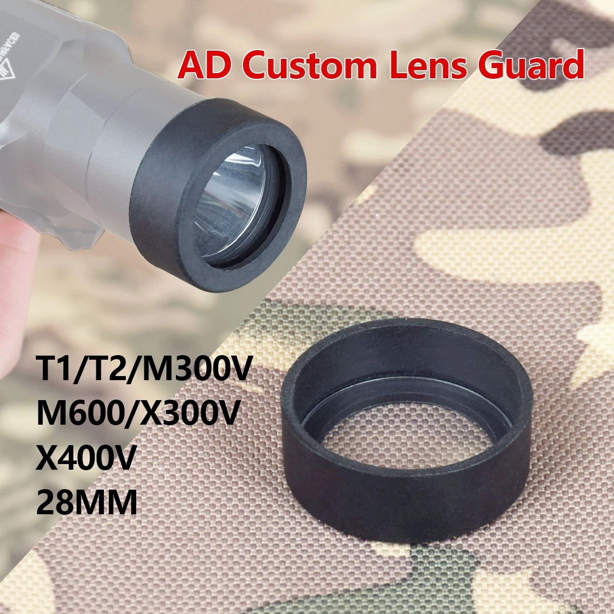 Kit de protección de lentes tácticas varias medidas