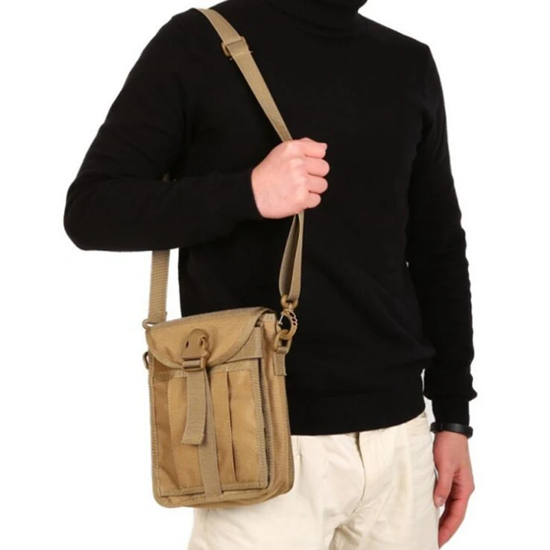 Funda pistola táctica oculta EDC MOLLE para cinturón y hombro - imagen 3